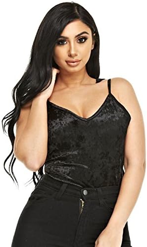Crushed Velvet Bodysuit - Made in The USA