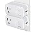 2 Pack | Wifi Smart Plug Socket Outlet With USB Port | Compact & Easy To Use | Fits 2 Mini Plugs | Compatible with Alexa and Google Assistant | Control Your Devices, Home Lights & Appliances,