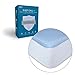 Leggett & Platt Sleep Chill + Crystal Gel Mattress Protector with Cooling Fibers and Blue 3-D Fabric, Queen