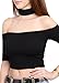Wink Gal Women's Basic Choker Crop Top
