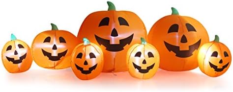 8FT Inflatable Pumpkin Family Indoor Outdoor Holiday Decorations