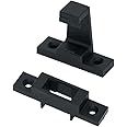 Aucuda RV EXIT Window Latch Bracket, RV Emergency EXIT Window Latch Holder, Black EXIT Window Parts for RV Window Latches, RV Window Latch Replacement Accessories, Camper Windows Latch Hardware.