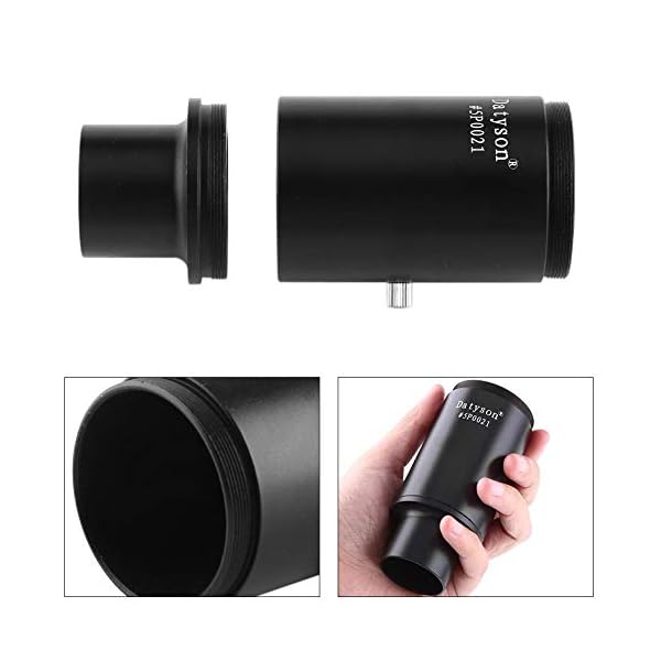 EBTOOLS Aluminiumlegierung 1,25 Zoll CA1 Verlängerungsrohr M42 Gewinde T-Mount Adapter für Teleskop – Bild 4