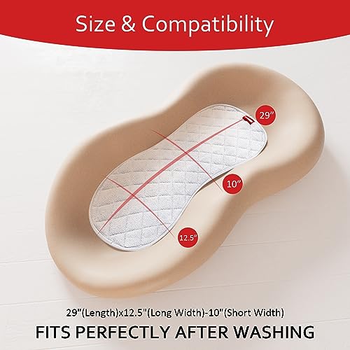 Moonsea Quilted Thicker Changing Pad 3 Pack Waterproof, Fit for