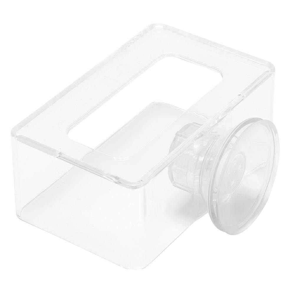2PCS Acrylic Floating Square Fish Feeding Ring for Betta and Goldfish in Aquarium Fish Tanks - Fish Food Feeder Ring