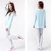 Smallshow Women's Maternity Nursing Pajamas Set 2 Pcs Breastfeeding Top and Pant