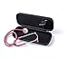 Esimen Stethoscope Case for 3M Littmann Classic III Stethoscope Accessories -Extra Room Taylor Percussion Reflex Hammer Reusable LED Penlight (Black)