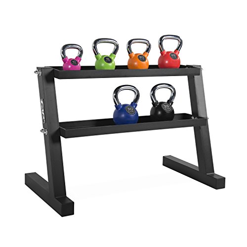 CAP Barbell Kettlebell Set with Storage Rack (Rack Only, 46" Kettlebell