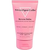 SweetSpot Labs Rescue Balm, Feminine Dryness, Irritation & Itch Relief with Colloidal Oatmeal, Supports Menopause, Yeast Infe