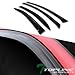 Topline Autopart Sun/Rain Guard Smoke Vent Shade Deflector Window Visors 4P 06-11 Honda Civic 4Dr