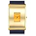 Casual Gold Watches for Men Women Fashion Design Wrist Watch & Unique Cool Analog Watch with Comfortable Cloth Band