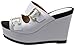 Nine West Women's Vachel Leather Wedge Sandal