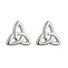 Trinity Knot Earrings Celtic Children’s Sterling Silver Women's Small Studs Irish Made