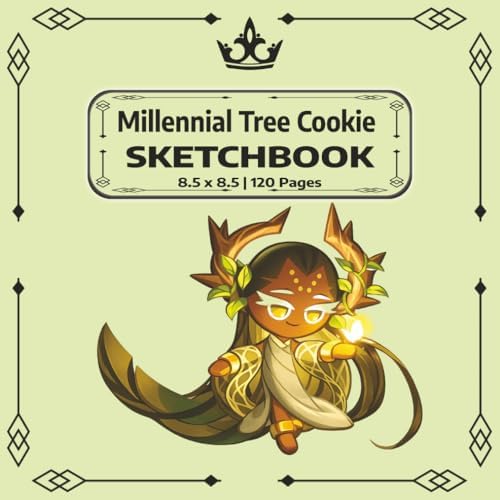 Pure Vanilla Cookie Sketchbook: Cookie Run Kingdom Sketch Book