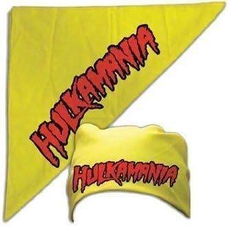 Hulk Hogan"hulkamania" bandana, One Size,Hulkamania,Hulkamania Bandana