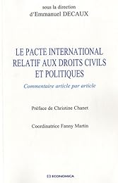 Le  pacte international relatif aux droits civils et politiques