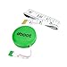 eBoot 60 Inch Green Retractable Measuring Tape Ruler and Soft Tape Measure Set for Sewing Tailor Cloth