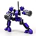 Mecha Series DIY Building Block, Seller Unique Design fit for Mobile Frame Zero Game ,Compatible with Lego Little Robot Set(GuardTeamPurple)