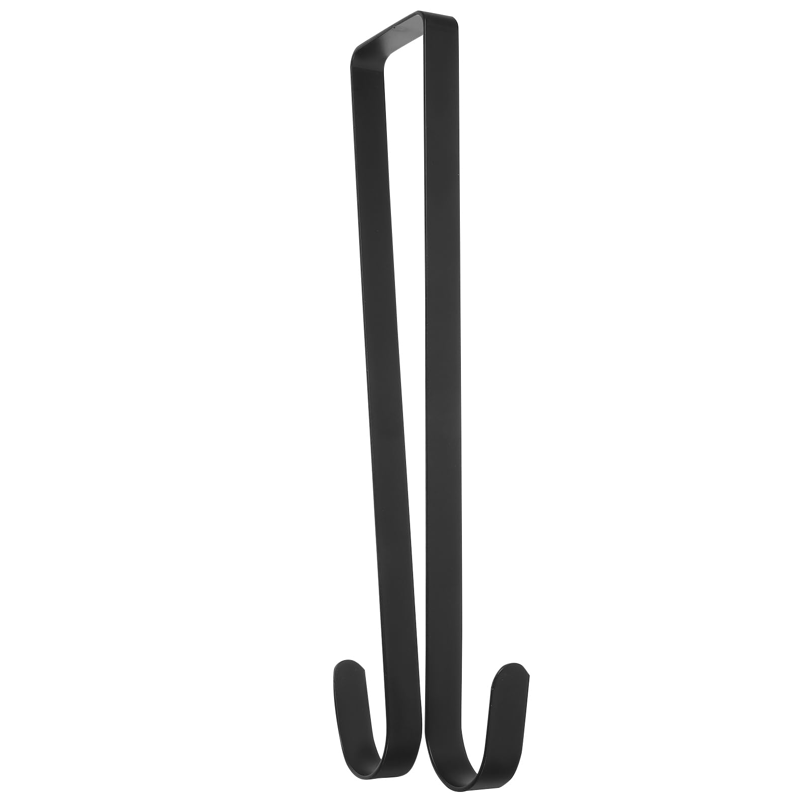 Cabilock 12 Inch Double-Sided Wreath Hanger for Front Door, Iron Christmas Garland Hooks, Practical Clothes Hat Bag Towel Hanger for Christmas Xmas Over Door Outdoor Decorations
