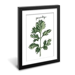 Black Paper Framed Canvas Wall Art...