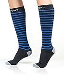 Abco Tech Compression Socks (1 Pair), Blue, Medium