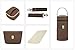 SoHo diaper bag Soren Owl 6 pcs nappy tote bag large capacity for baby mom dad stylish insulated unisex multifunction waterproof large capacity includes changing pad stroller straps Brown