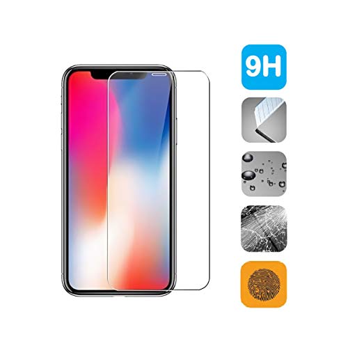 image for Acedining iPhone Xs Screen Protector Tempered Glass [2-Pack] [Edge to 