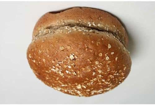 Rotellas Cracked Wheat Bun, 4 inch, 8 count per pack - 12 per case.