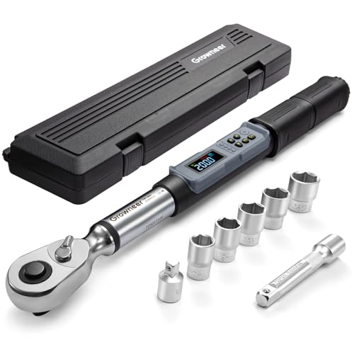 GROWNEER Digital Torque Wrench Set