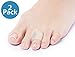 NatraCure 2 Advanced Gel Toe Separators & Spreader/Spacers (w/Toe Loop) – Size: S/M - (1035-M CAT 2PK) - 1 Pair - (For Pain Relief from Calluses, Blisters, Bunions, and Hammer Toes)