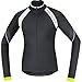 Gore Bike Wear Women's Power 2.0 Thermo Jersey, Black/White, Medium