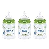 NUK Perfect Fit Baby Bottle, Boy, 5 Ounce (Pack of 3) ( Packaging may vary )