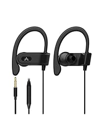 Avantree E171 - Auriculares deportivos con micrófono y gancho para la oreja, para entrenamiento, gimnasio, compatible con iPhone