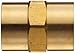 Anderson Metals - 56103-06 Brass Pipe Fitting, Coupling, 3/8