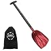 CASL Brands Collapsible Emergency Utility Snow Shovel with 8-Inch x 11-Inch Blade and Carrying Bag - Multipurpose Winter or Camping Shovel for Car - Portable Compact Design - Red primary