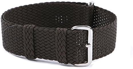 Perlon watch strap - Nato Style 20mm Brown