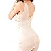 Mamaway Seamless Postnatal Recovery Nursing Compression Shapewear Breastfeeding Tank Undershirt with Crossover Nursing Bra for Postpartum Recovery and Waist/Tummy Control Control - Large Beige