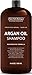 New York Biology Moroccan Argan Oil Shampoo – All Natural - Moisturizing and Volumizing Professional Series Restorative Formula – Infused with Keratin and Sulfate Free - 16.9 fl Oz