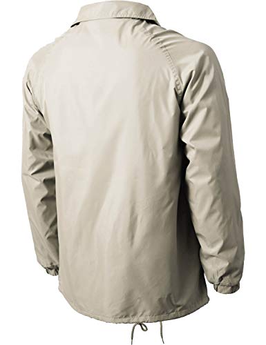 image for Hat and Beyond Mens Coaches Jackets Waterproof Windbreaker Coat Active