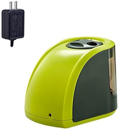 Electric Pencil Sharpener, Adapters or Battery Operated, Heavy Duty, Including Replacement Blades, Great for Classroom, Office, School, Kids, Teachers, Artists and Adults.Rackarster