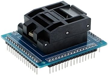 Aluoflower Test Socket Programming Adapter Conversion Block for 0.5m QFP64 TQFP64 LQFP64 IC