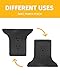 Power Perch Wall Outlet Shelf with Cord Storage Strap – Electric Toothbrush Holder for Bathroom Organization – Small Wall Shelf for Alexa Dot Holder, Apple Homepod Mini Wall Mount – Black, 2-Pack