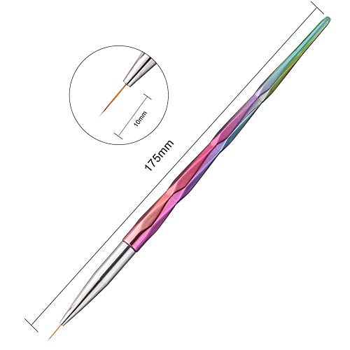 Redvive Top 3pcs Small Pen Hook Painting Line Nail Pens Pull Pen Paint