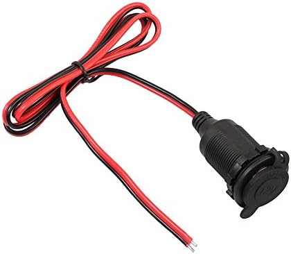 YHe 12/24V DC Female Car Cigar Cigarette Lighter Socket Plug Connector Adapter Cable