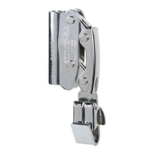 BleuMoo Alloy Steel Climbing Abseiling Safety Shutdown Anti-Fall Anti-Fall Belay Device Self-Locking Device (Push-Type Hanging Point)