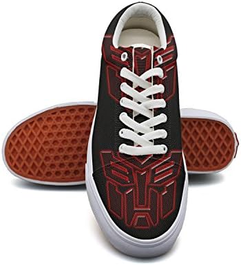Charmarm Cool Red Skull Black Iron Car Man Mask Logo Women Breathable Casual Sneakers