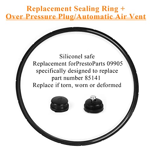 2 Pack 09905 Pressure Canner Sealing Ring Automatic Air Vent
