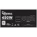 Rosewill Computer Power Supply for Gaming PC Desktop System, 80+ WHITE 400W Power Supply, RD400-2-SB,Black
