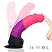 Louviva Women Masturbation Realistic Dildo Adult Toy with Suction Cup, 8