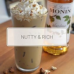 Monin - Hazelnut Syrup, Nutty Taste of Caramelized